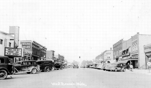 West Branch Cinema (Midstate Theater, Mid State Theater) - Old Photo Of Mid-State (newer photo)